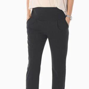 Nothing Fits But Black Maternity Cropped Pants Size M
